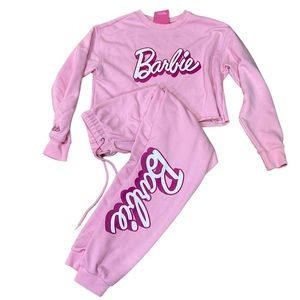 Forever 21 barbie crop top and pants!
